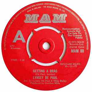 Lynsey De Paul - Getting A Drag album