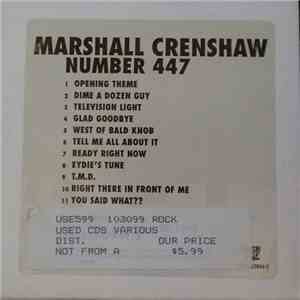 Marshall Crenshaw - Number 447 album
