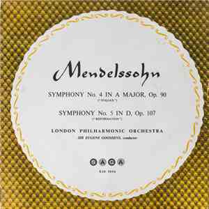 Mendelssohn - The Italian, The Reformation Symphonies album