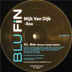 Mijk Van Dijk - Boa album