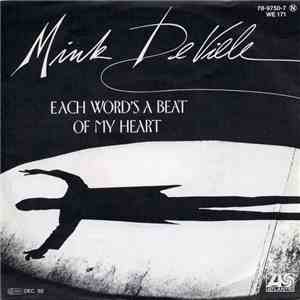 Mink DeVille - Each Word's A Beat Of My Heart album