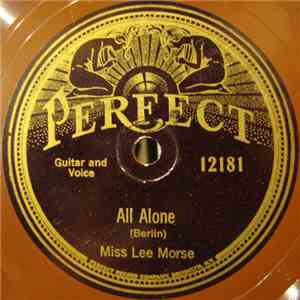 Miss Lee Morse - All Alone / Lee's Lullaby album
