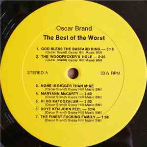 Oscar Brand - The Best Of The Worst album