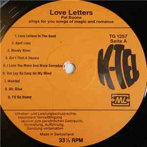 Pat Boone - Love Letters album