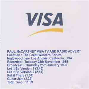 Paul McCartney - Visa TV And Radio Advert album