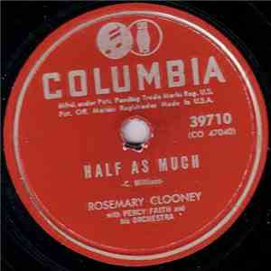 Rosemary Clooney With Percy Faith And His Orchestra - Half As Much album