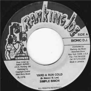 Simple Simon - Yard A Run Cold album