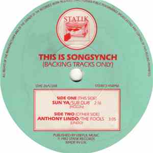 Sun Ya, Anthony Lindo - Sub Dub/The Fools album