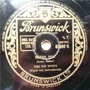 The Ink Spots - Bless You / Thoughtless album