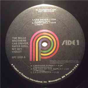 The Mills Brothers - Cab Driver, Paper Doll, My Shy Violet album