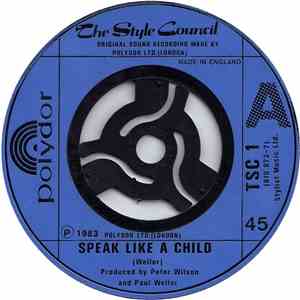 The Style Council - Speak Like A Child album