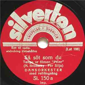 Unknown Artist - Så Söt Som Du / Zigenarromantik album