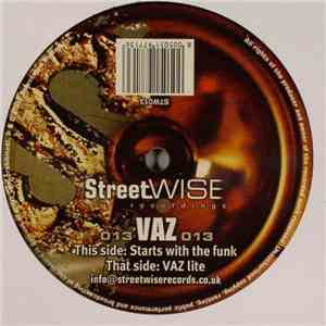 Vaz  - Vaz Lite / Starts With The Funk album