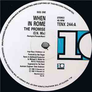 When In Rome - The Promise album