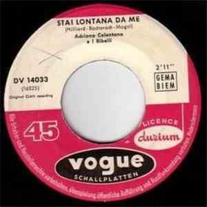 Adriano Celentano, I Ribelli - Sei Rimasta Sola / Stai Lontana Da Me album