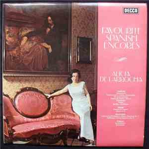 Alicia De Larrocha, Mateo Albéniz, Isaac Albéniz, Padre Antonio Soler, Enrique Granados, Joaquín Turina - Favourite Spanish Encores album