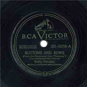 Betty Rhodes - Buttons And Bows / I Still Get A Thrill album