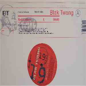 Blak Twang - Red Letters album