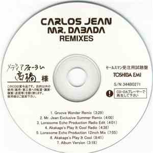 Carlos Jean - Mr. Dabada Remixes album