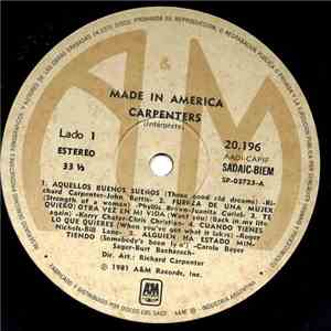 Carpenters - Made In America album