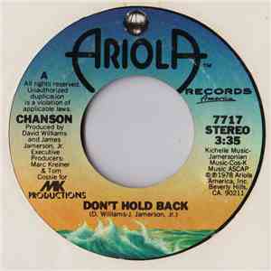 Chanson - Don't Hold Back album