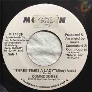 Commodores - Three Times A Lady album