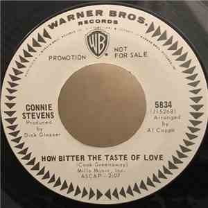 Connie Stevens - Most Of All / How Bitter The Taste Of Love album