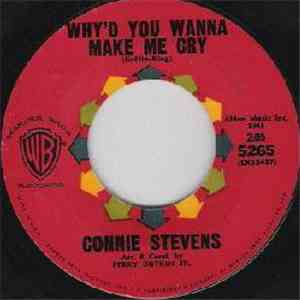 Connie Stevens - Why'd You Wanna Make Me Cry / Just One Kiss album
