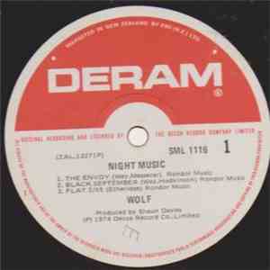 Darryl Way's Wolf - Night Music album
