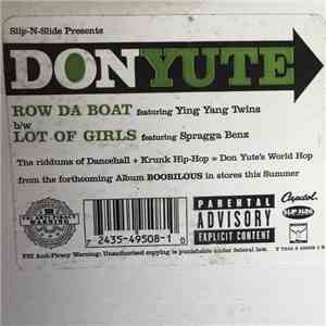 Don Yute - Row Da Boat album