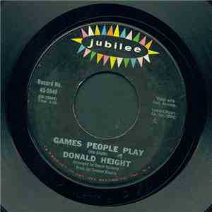 Donald Height - Games People Play album
