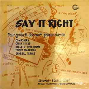 Edward Dumit - Say It Right album