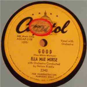 Ella Mae Morse - Good / The Guy Who Invented Kissin' album