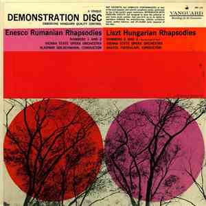 Enesco / Vienna State Opera Orchestra Conductor Vladimir Golschmann, Lizst Conductor Anatole Fistoulari - Rumanian Rhapsodies / Hungarian Rhapsodies album