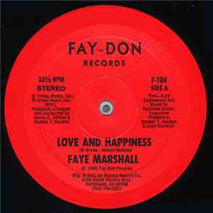 Faye Marshall - Love & Happiness album