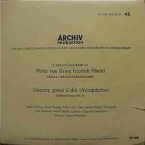 Georg Friedrich Händel - Concerto Grosso C-dur (Alexanderfest) album