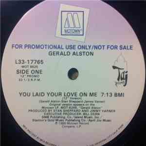 Gerald Alston - You Laid Your Love On Me album