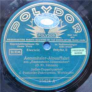 Jodler-Doppel-Quartett D. Pontonier-Fahrvereins Worblaufen - Aemmitaler-Alpuuffahrt album
