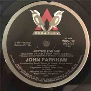 John Farnham - Justice For One album