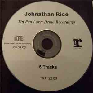 Johnathan Rice - Tin Pan Love: Demo Recordings album