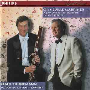 Klaus Thunemann, Sir Neville Marriner, The Academy Of St. Martin-in-the-Fields - Romantic Bassoon Rarities album