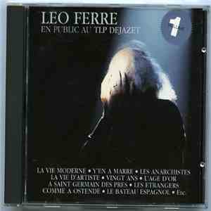 Leo Ferre - En Public Au TLP Dejazet - Volume 1 album