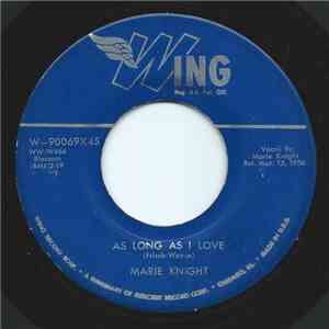 Marie Knight - As Long As I Love / Tell Me Why album