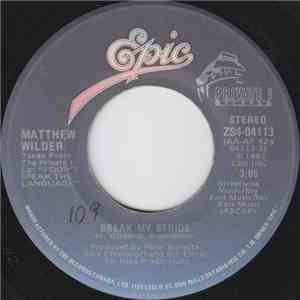 Matthew Wilder - Break My Stride / I Was There album