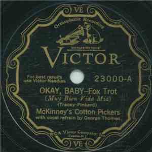 McKinney's Cotton Pickers - Okay, Baby / I Want A Little Girl album