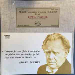 Mozart - Edwin Fischer, Philharmonia Orchestra - Concerto N° 20 En Ré Mineur K. 466 album
