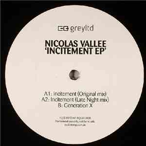 Nicolas Vallee - Incitement EP album