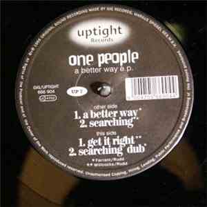 One People - A Better Way EP album