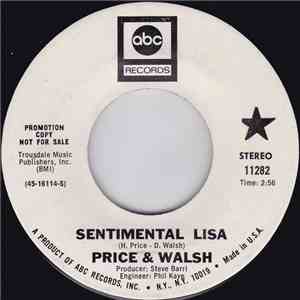 Price & Walsh - Sentimental Lisa / No Place Like Home album