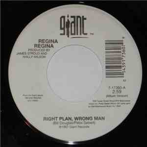 Regina, Regina - Right Plan, Wrong Man / Border Town Radio album